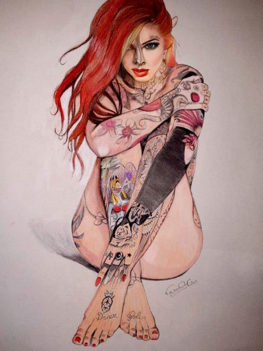 Fille à la Peau D'Ancre